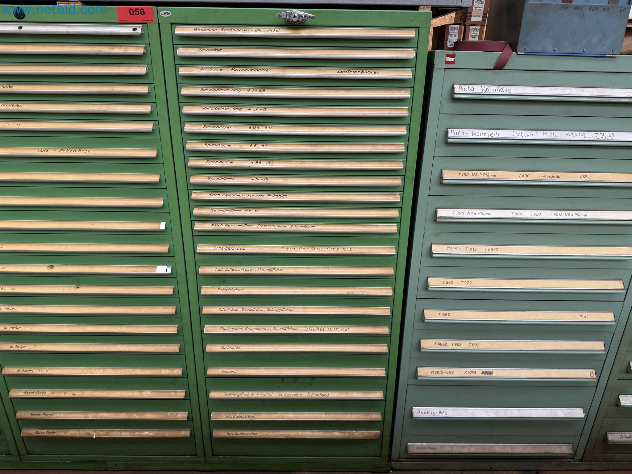 Inhalt Schubladenschrank